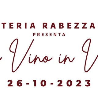 L’Osteria Rabezzana organizza “Di Vino in Vino”