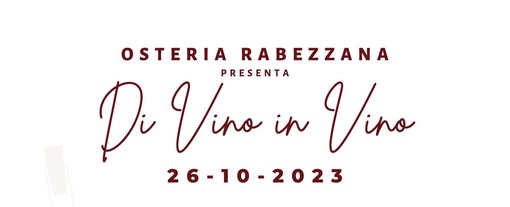 L’Osteria Rabezzana organizza “Di Vino in Vino”