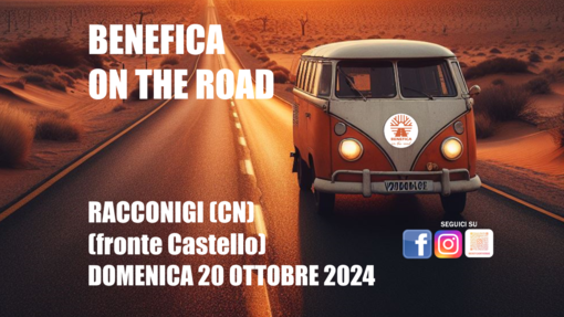 Racconigi (CN): domenica 20 ottobre arriva “BENEFICA ON THE ROAD”, la Piazza in movimento!