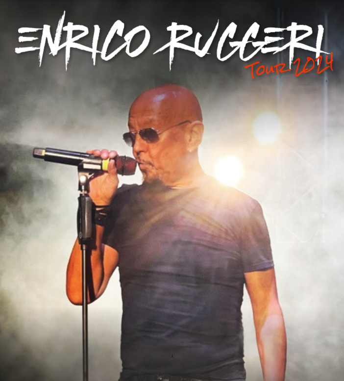 Tutto esaurito per Enrico Ruggeri al Roof Garden del Casinò di Sanremo sabato 7 settembre