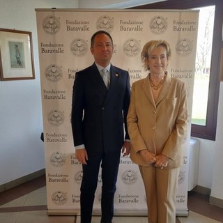 Letizia Moratti con Luca Baravalle