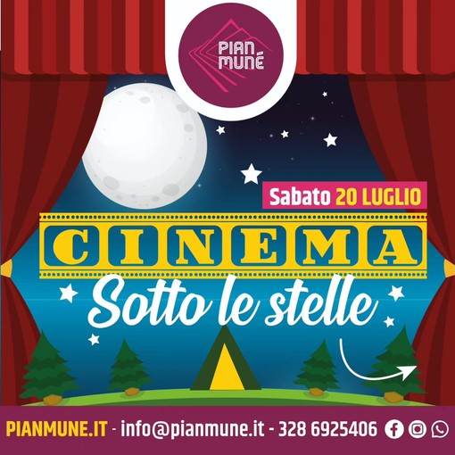 Pian Munè: Cena e Cinema all’aperto sabato 20 luglio