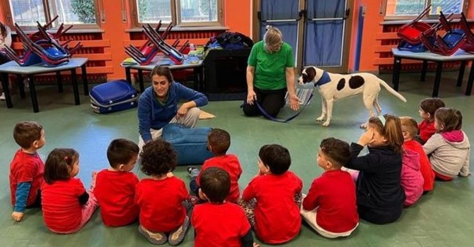 Grugliasco, l'istituto Di Nanni lancia un innovativo progetto di pet-therapy (foto di archivio)