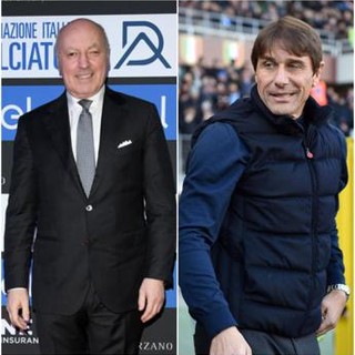 Inter-Napoli, botta e risposta. Marotta: &quot;Loro favoriti&quot;. Conte: &quot;Hanno due squadre&quot;